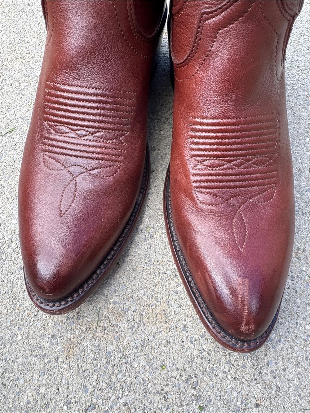 Tecova Women’s Brown Leather Western Cowboy Boots - Picture 7 of 12